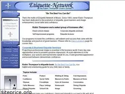 Sites similar to etiquette-network.com