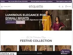 Sites similar to etiquetteapparel.com