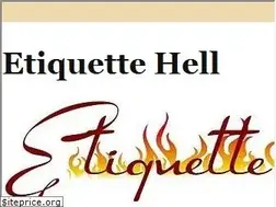 Sites similar to etiquettehell.com