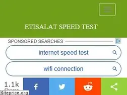 Sites similar to etisalatspeedtest.com