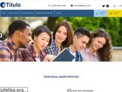 Sites similar to etitulo.com