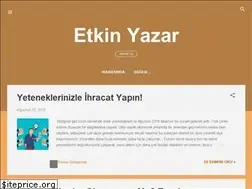 Sites similar to etkinyazar.blogspot.com