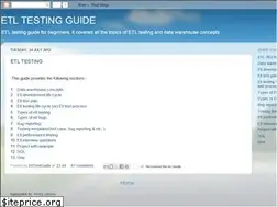 Sites similar to etltestingguide.blogspot.com