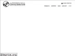 Sites similar to etmdistribution.ca