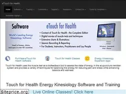 Sites similar to etouchforhealth.com