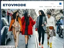 Sites similar to etovmode.com