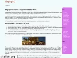Sites similar to etqwpro.net