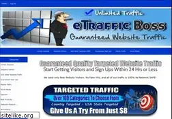 Sites similar to etrafficboss.com