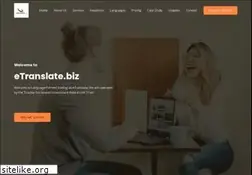 Sites similar to etranslate.biz