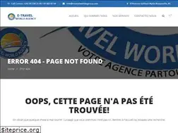 Sites similar to etravelworldagency.com