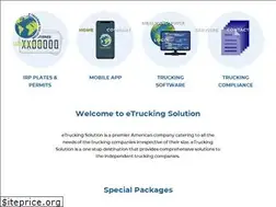Sites similar to etruckingsolution.com