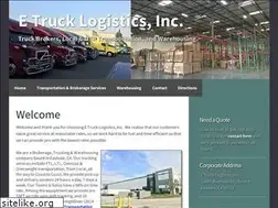 Sites similar to etrucklogistics.com