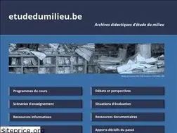 Sites similar to etudedumilieu.be