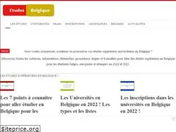 Sites similar to etudes-en-belgique.net