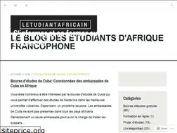Sites similar to etudiantafricain.wordpress.com