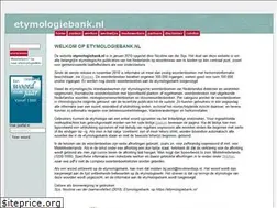 Sites similar to etymologiebank.nl