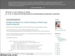 Sites similar to etymon.blogspot.com