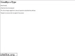 Sites similar to etype.com