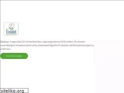 Sites similar to eu-ecolabel.de
