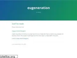 Sites similar to eugeneration.github.io