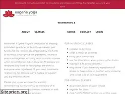 Sites similar to eugeneyoga.us