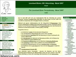 Sites similar to euler-2007.ch