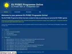 Sites similar to eupvsec-planner.com