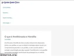 Sites similar to euquerosabertudo.com
