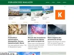 Sites similar to eurasischesmagazin.de