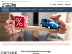 Sites similar to euro-auto-wehrt.de