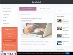 Sites similar to euro-babel.com