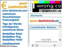 Sites similar to euro-lastminute.com
