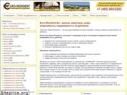 Sites similar to euro-resident.ru