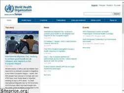 Sites similar to euro.who.int