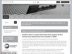 Sites similar to euroautoparts.co.za