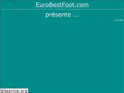 Sites similar to eurobestfoot.com