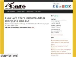 Sites similar to eurocafeclaremont.com