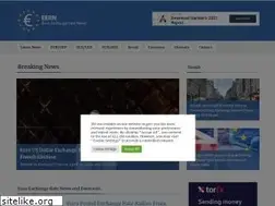 Sites similar to euroexchangeratenews.co.uk