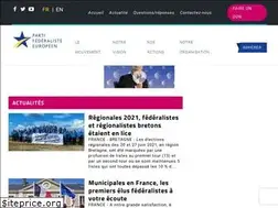 Sites similar to eurofederalistparty.eu