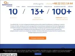 Sites similar to eurofinance.info.pl