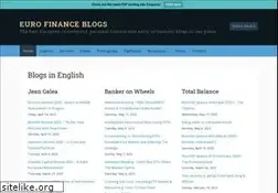 Sites similar to eurofinanceblogs.com