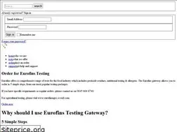 Sites similar to eurofinstesting.co.uk
