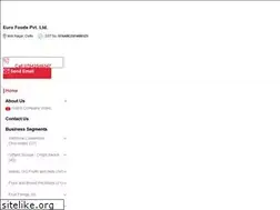 Sites similar to eurofoodsindia.com