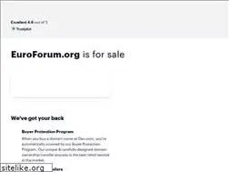 Sites similar to euroforum.org