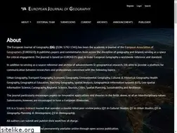 Sites similar to eurogeographyjournal.eu