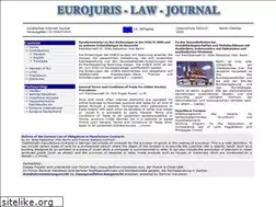 Sites similar to eurojurislawjournal.net