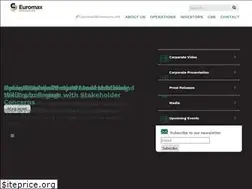 Sites similar to euromaxresources.com