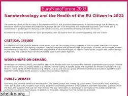 Sites similar to euronanoforum2005.org