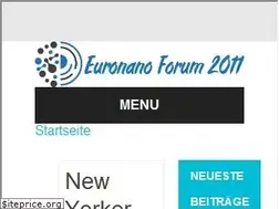 Sites similar to euronanoforum2011.eu