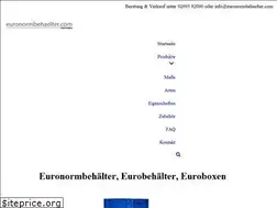 Sites similar to euronormbehaelter.com